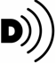 Symbol 2 prominently features a capital D with sound waves emanating from it.