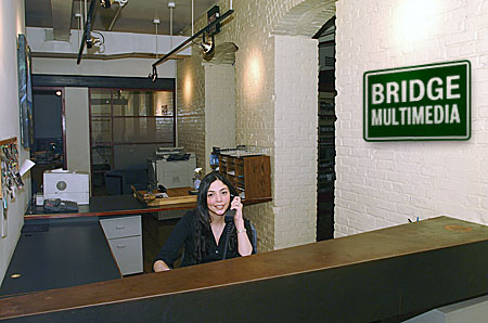 Bridge Multimedia Reception Area